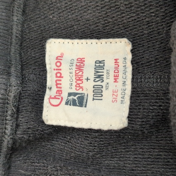 Champion x Todd Snyder Terry Cargo Joggers - Black - Picture 3 of 4